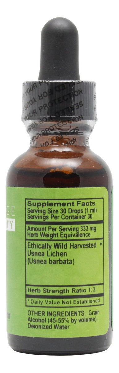 Usnea - 1 oz Liquid - Supplement Facts
