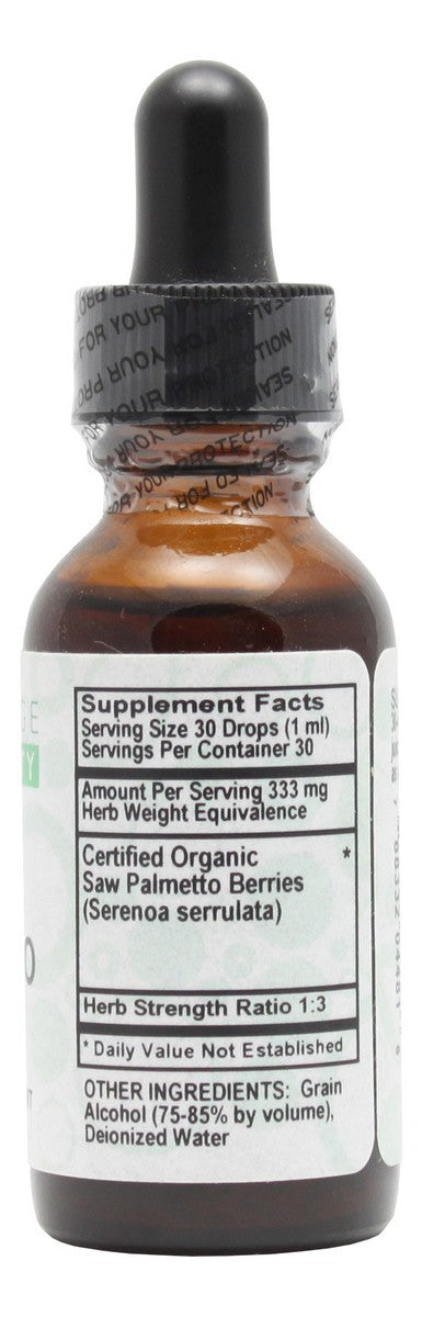 Saw Palmetto - 1 oz Liquid - Supplement Facts