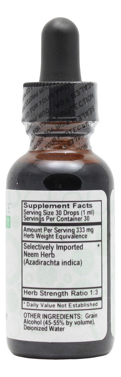 Neem - 1 oz Liquid - Supplement Facts