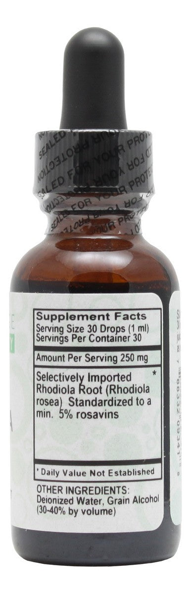 Rhodiola (5% Rosavins) - 1 oz Liquid - Supplement Facts