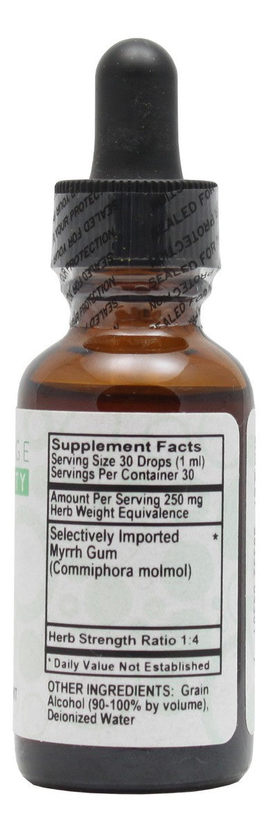 Myrrh Gum - 1 oz Liquid - Supplement Facts