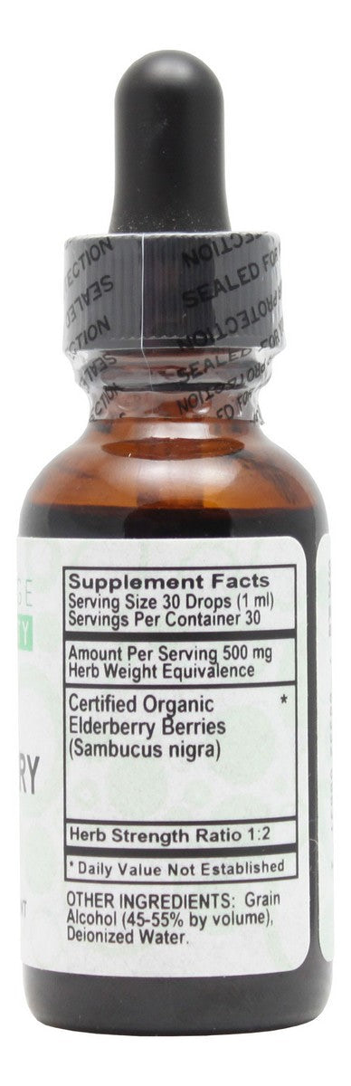 Elderberry - 1 oz Liquid - Supplement Facts