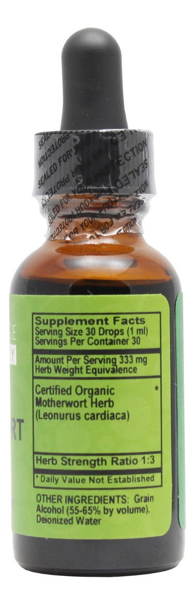 Motherwort - 1 oz Liquid - Supplement Facts