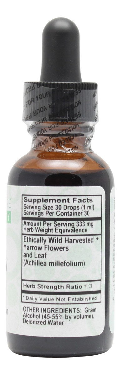 Yarrow - 1 oz Liquid - Supplement Facts