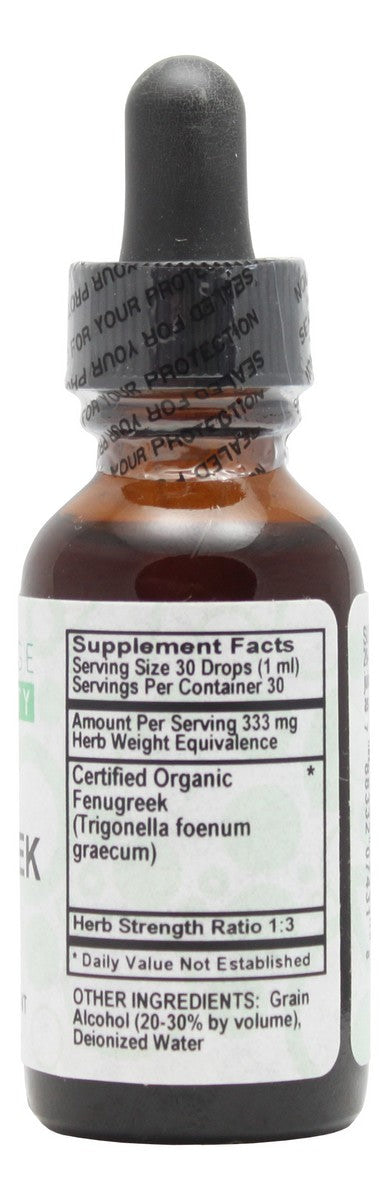 Fenugreek - 1 oz Liquid - Supplement Facts
