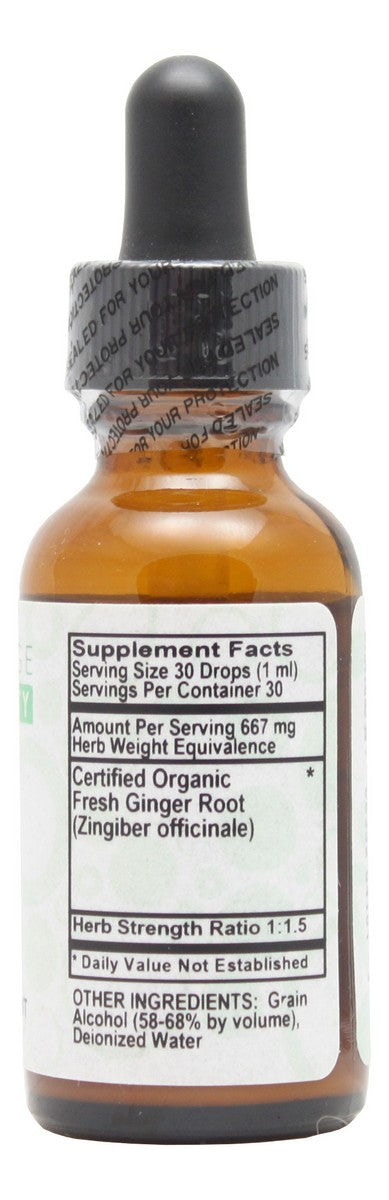 Ginger - 1 oz Liquid - Supplement Facts