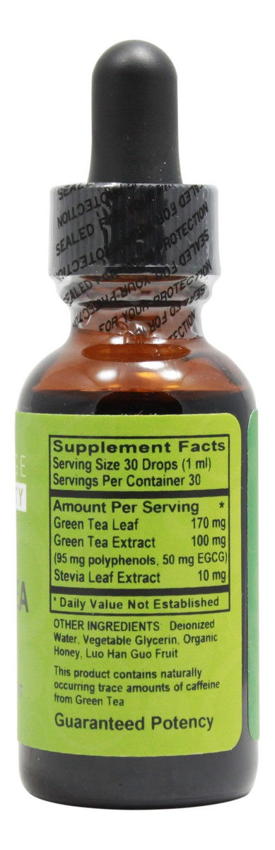 Green Tea - 1 oz Liquid - Supplement Facts