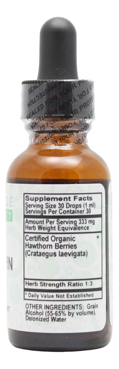 Hawthorn - 1 oz Liquid - Supplement Facts