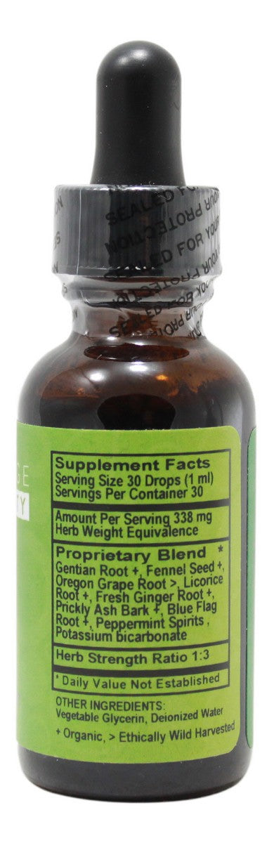 Digest-Ease Alcohol Free - 1 oz Liquid - Supplement Facts