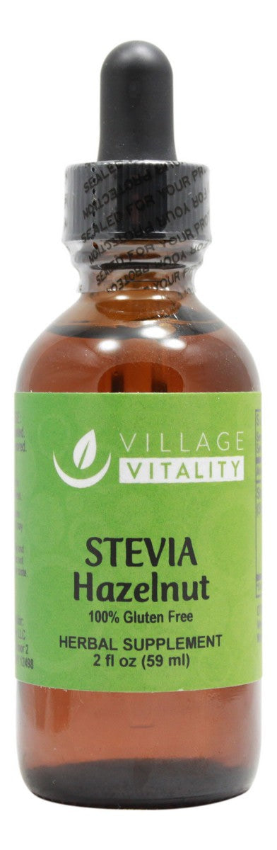 Stevia Hazelnut Flavor - 2 oz Liquid - Front