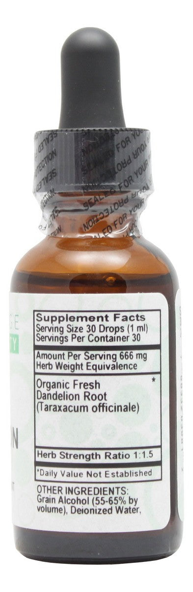 Dandelion - 1 oz Liquid - Supplement Facts