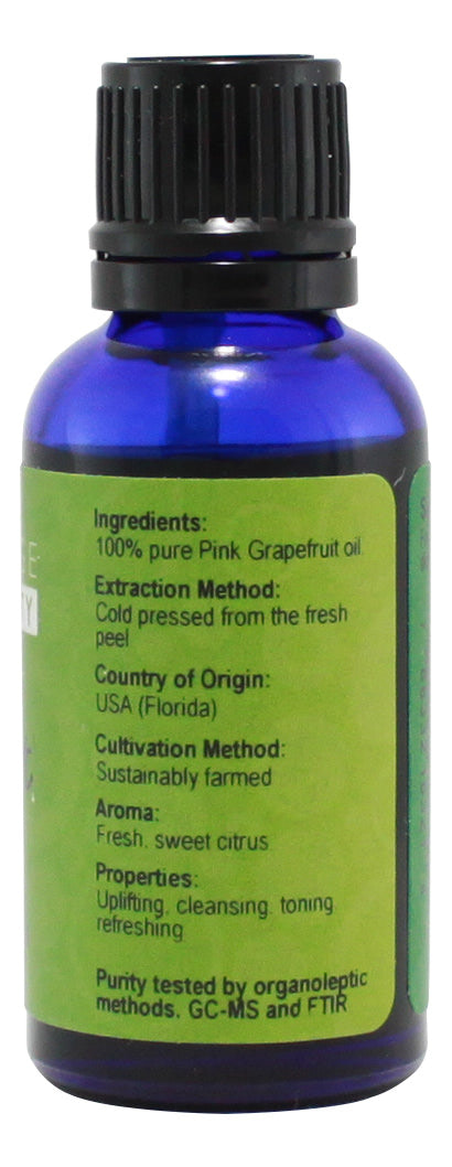Grapefruit (Pink) Essential Oil - 1 oz - Supplement Facts