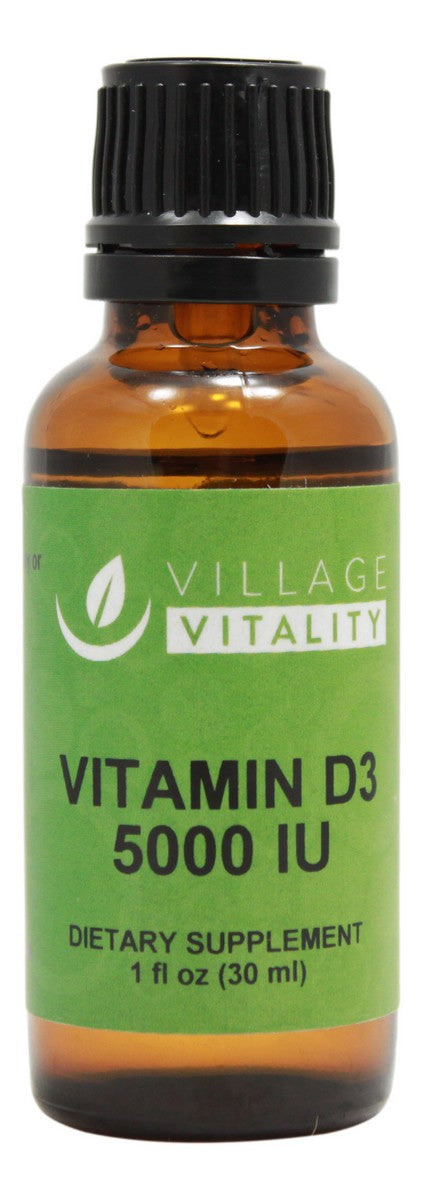 Vitamin D3 5,000 I.U. - 1 oz Liquid - Front
