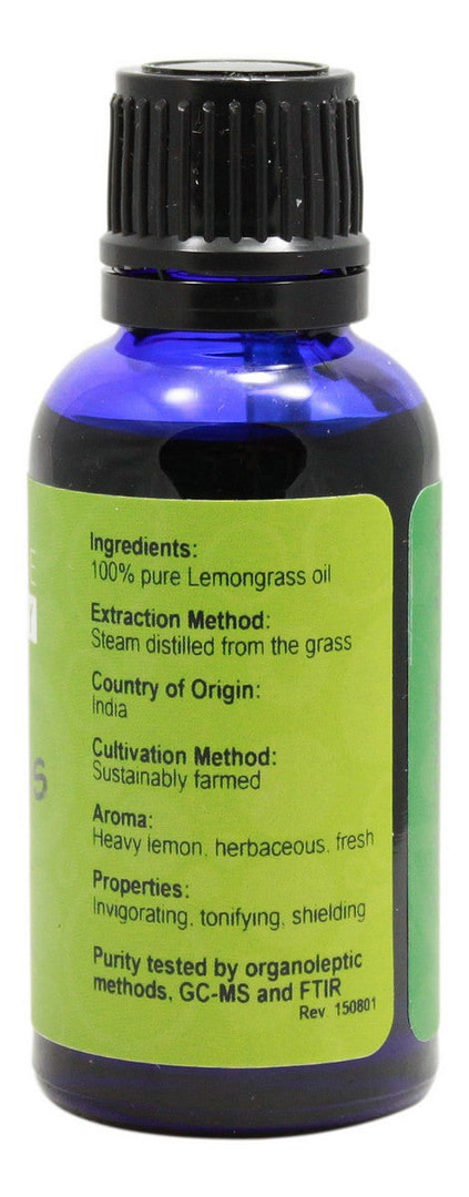 Lemongrass Essential Oil - 1 oz - Supplement Facts