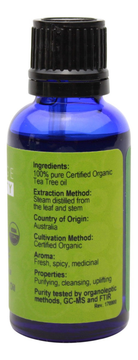Organic Tea Tree Essential Oil - 1 oz - Supplement Facts