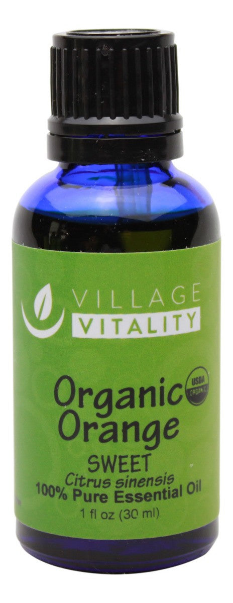 Organic Orange Essential Oil - 1 oz - Front