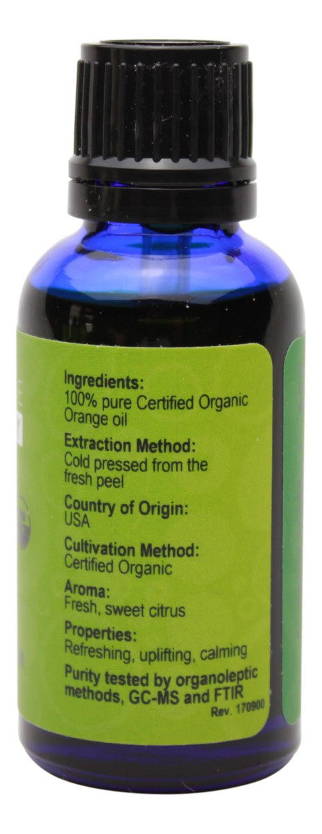 Organic Orange Essential Oil - 1 oz - Supplement Facts