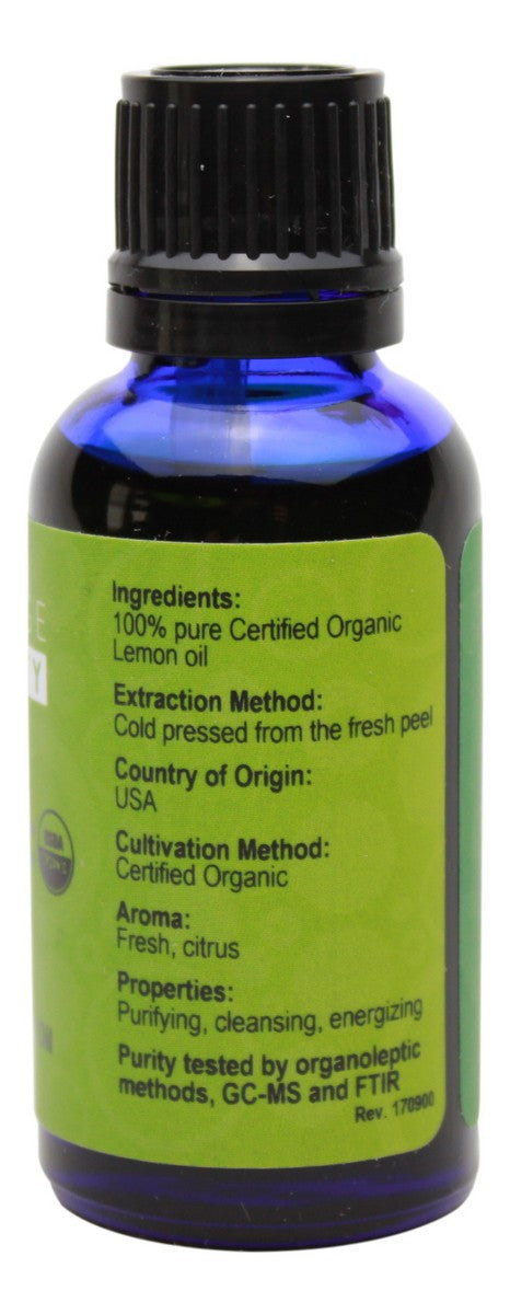 Organic Lemon Essential Oil - 1 oz - Supplement Facts