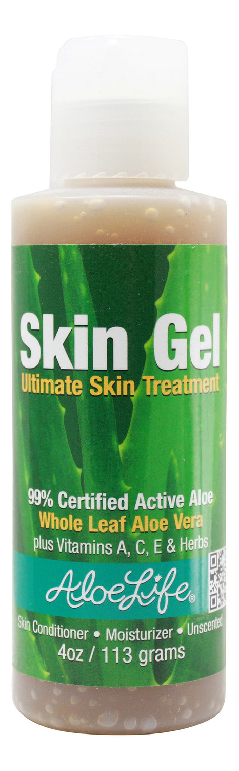 Aloe Skin Gel - 4 oz Front