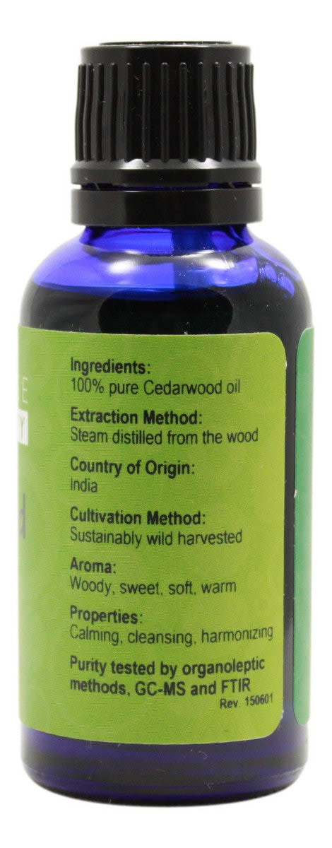 Cedarwood (Himalayan) Essential Oil - 1 oz - Supplement Facts