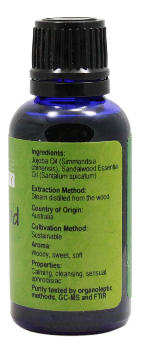 Sandalwood Essential Oil - 1 oz - Supplement Facts