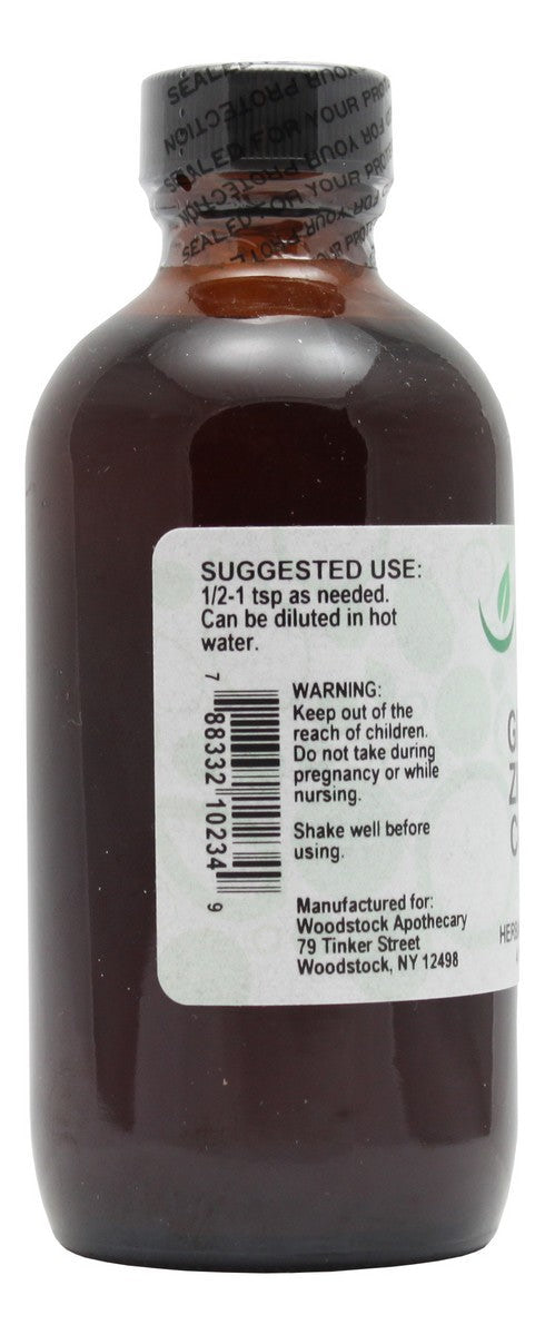 Ginger Zinger Cough Syrup - 4 oz Liquid - Info