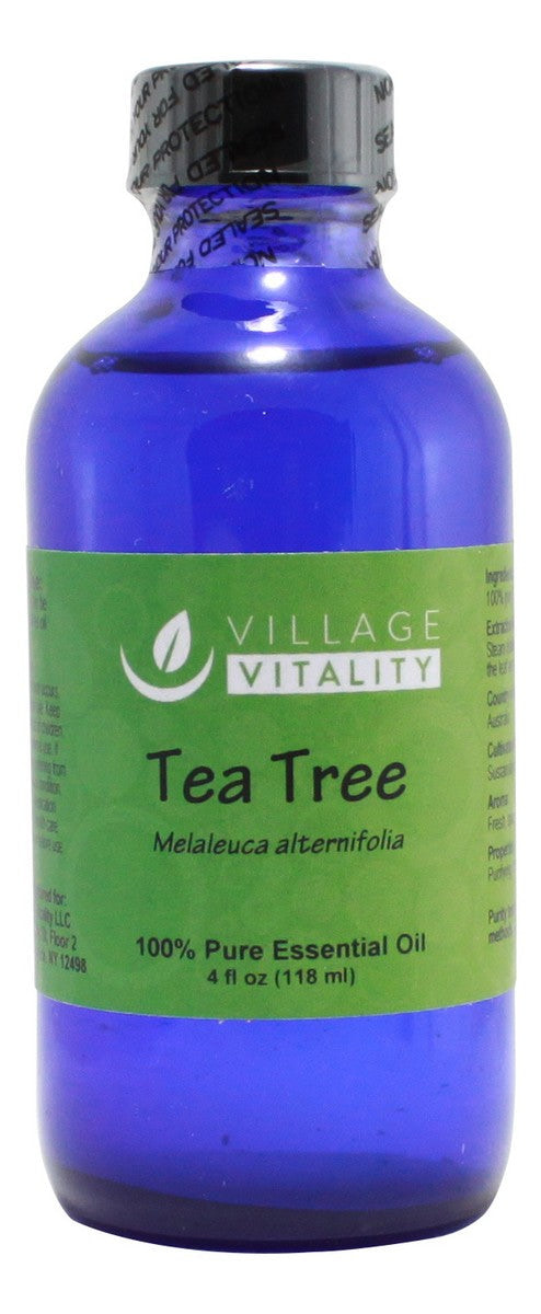 Tea Tree Essential Oil - 4 oz Liquid - Front