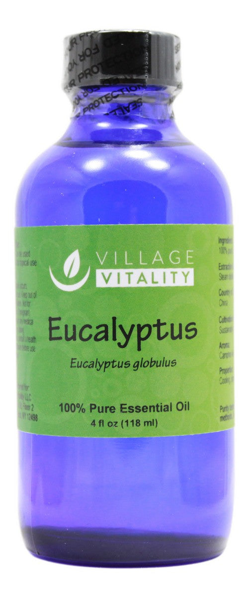 Eucalyptus Essential Oil - 4 oz Liquid - Front