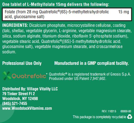 L-Methylfolate 15mg - 30 Tablets