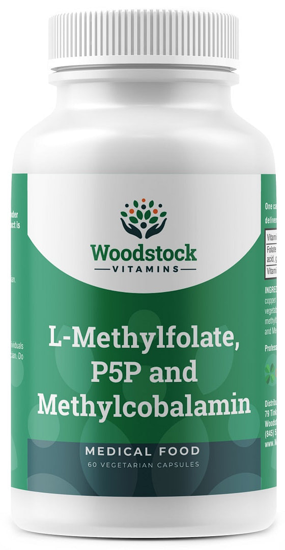 L-Methylfolate P5P and Methylcobalamin - 60 Capsules