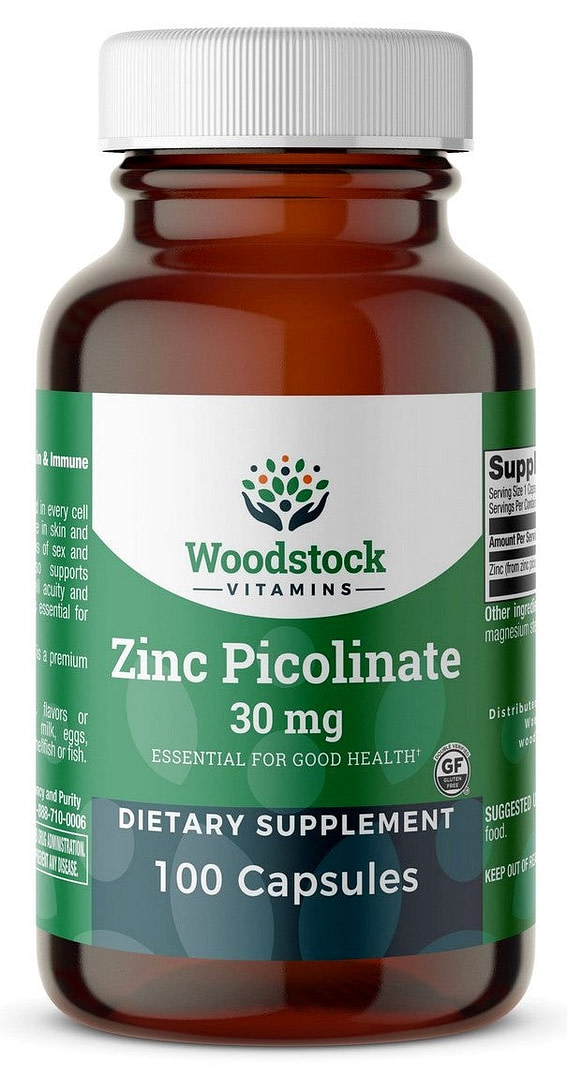 Zinc Picolinate 30 mg - 100 Capsules