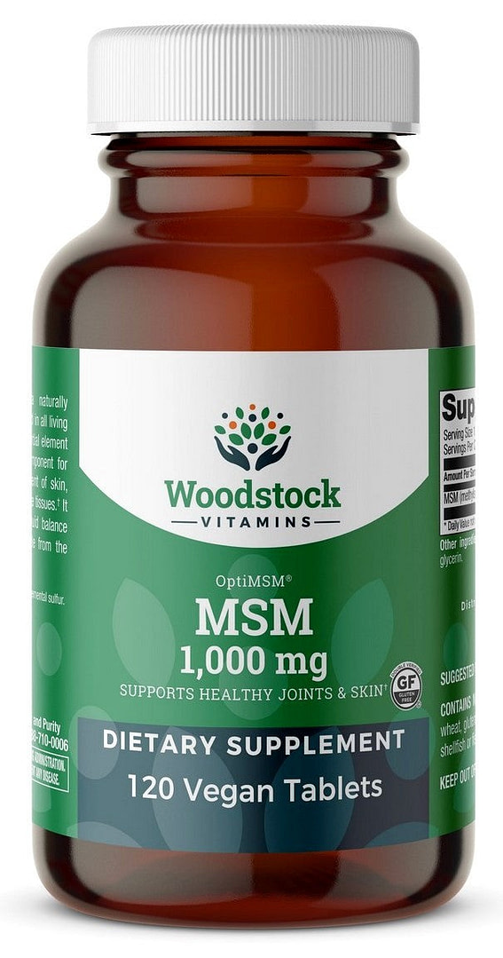 MSM 1,000 mg (OptiMSM) - 120 Tablets