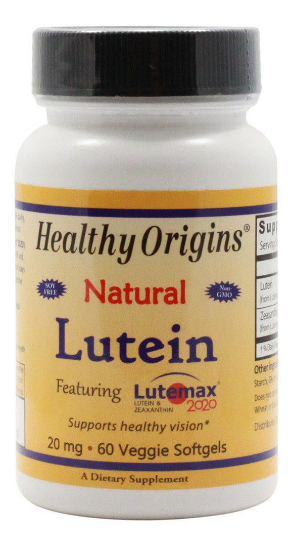 Lutein 20 mg - 60 Softgels - Front