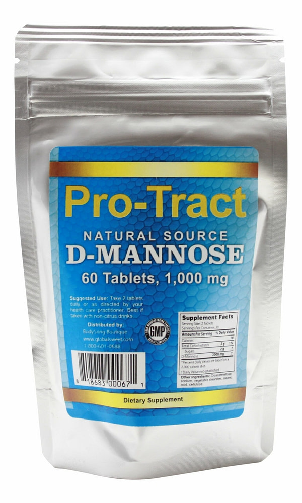 PRO-TRACT D-Mannose - 60 Tablets