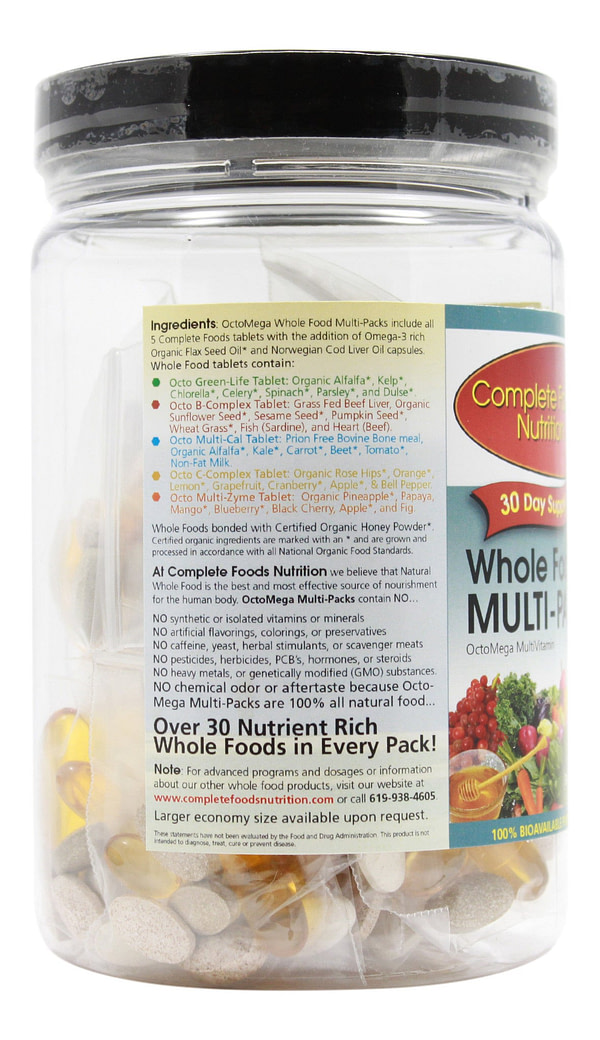 Whole Food Mult-Packs - 30 Packets Info