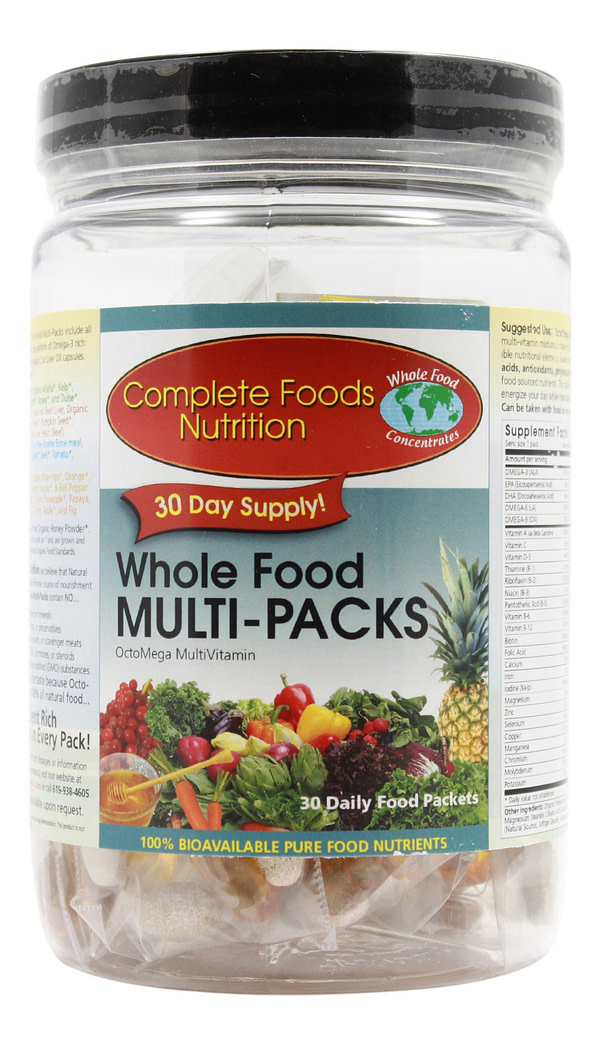 Whole Food Mult-Packs - 30 Packets Front