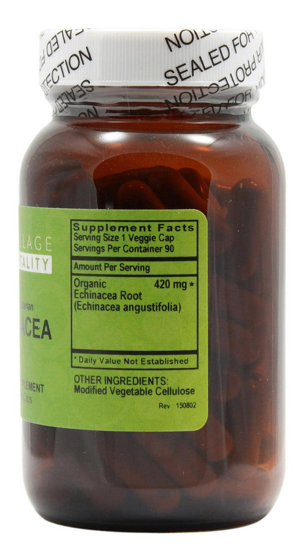 Echinacea - 90 Capsules - Supplement Facts
