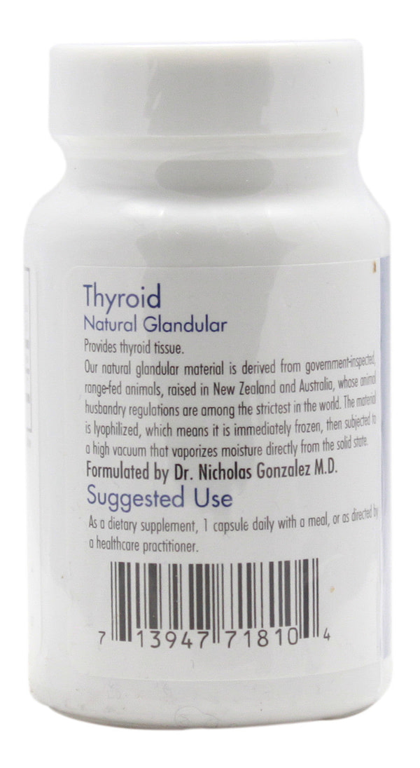 Thyroid Glandular - 100 Capsules - Info