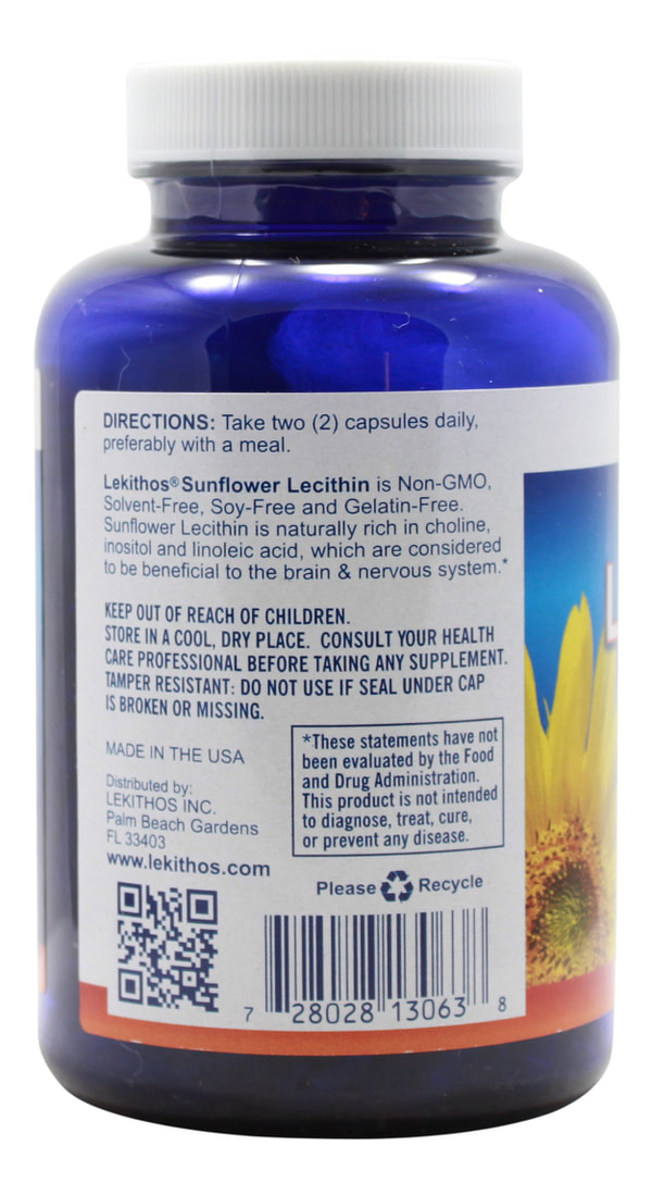 Sunflower Lecithin - 120 Capsules Info
