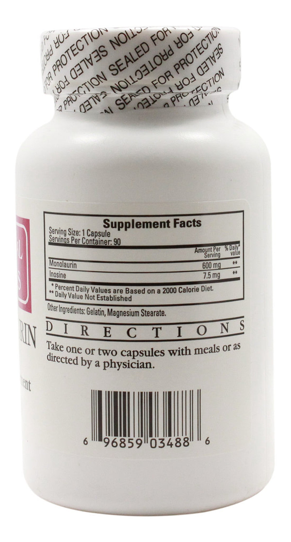 Monolaurin 600 mg - 90 Capsules - SF