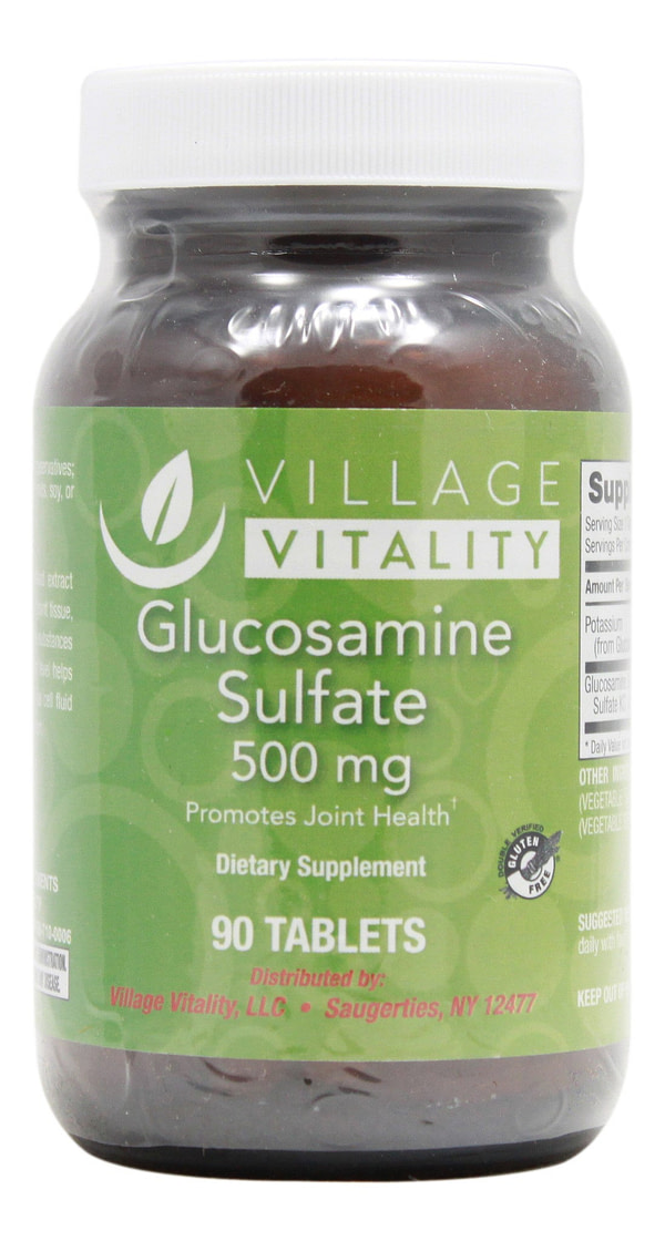 Glucosamine Sulfate 500 mg - 90 Tablets Front