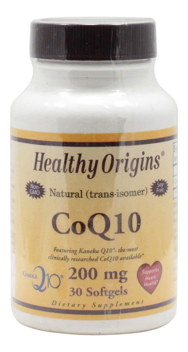 CoQ10 200 mg - 30 Softgels - Front