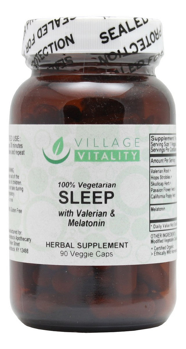 Sleep (with Valerian & Melatonin) - 90 Capsules - Front