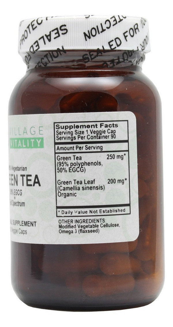Green Tea - 90 Capsules - Supplement Facts