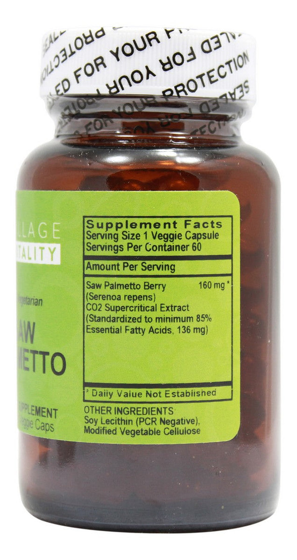 Saw Palmetto - 60 Capsules - Supplement Facts