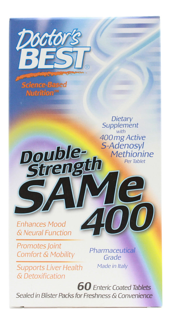 Sam-E 400 mg - 60 Tablets Front