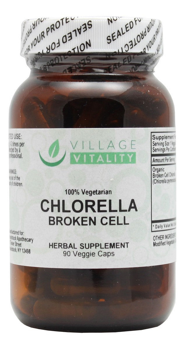Chlorella (Broken Cell) - 90 Capsules - Front