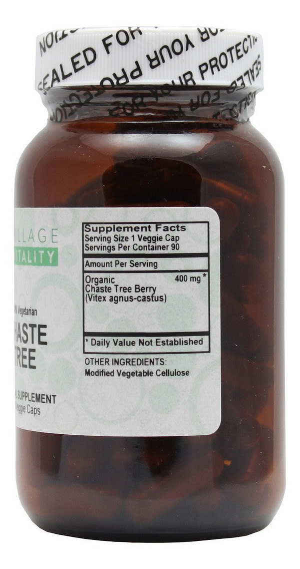 Chaste Tree - 90 Capsules - Supplement Facts