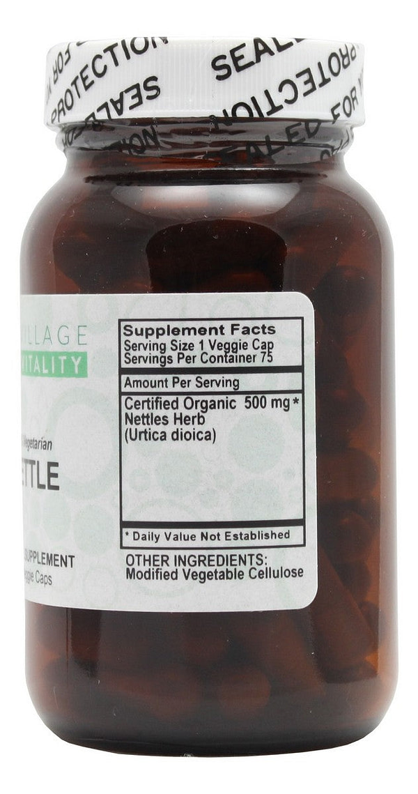 Nettle - 75 Capsules - Supplement Facts