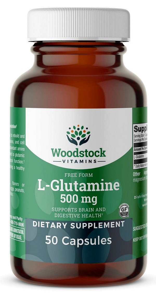 L-Glutamine 500 mg - 50 Capsules